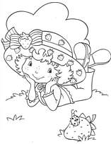 coloriage charlotte reve